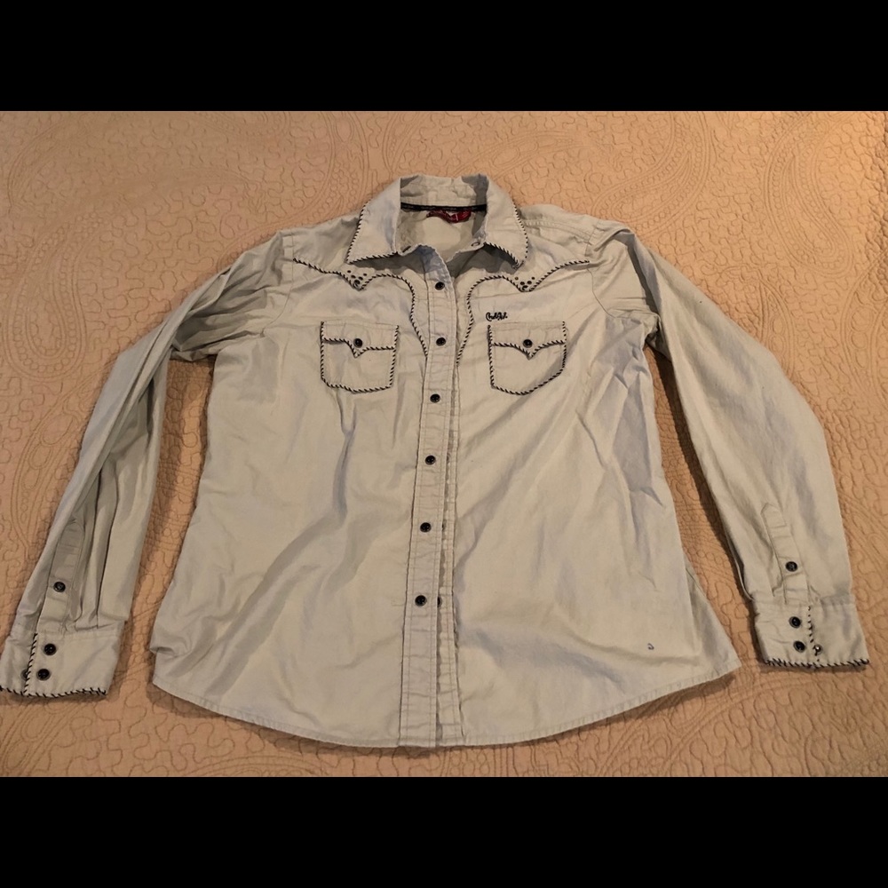 Cruel Girl long sleeve button down shirt